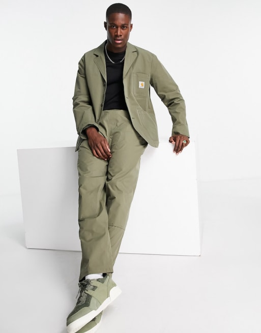 Carhartt WIP montana casual suit set in khaki | ASOS