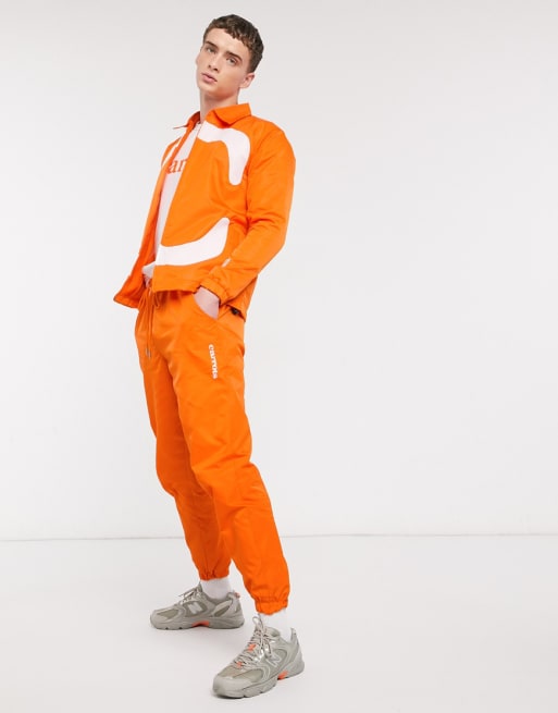 Nylon Tracksuit Shorts - Luxury Orange