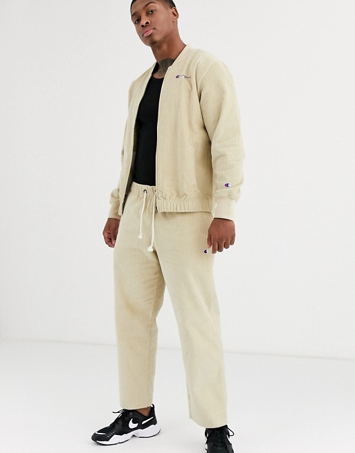 Champion corduroy co-ord in beige