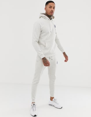 Chándal blanco marga de SikSilk | ASOS