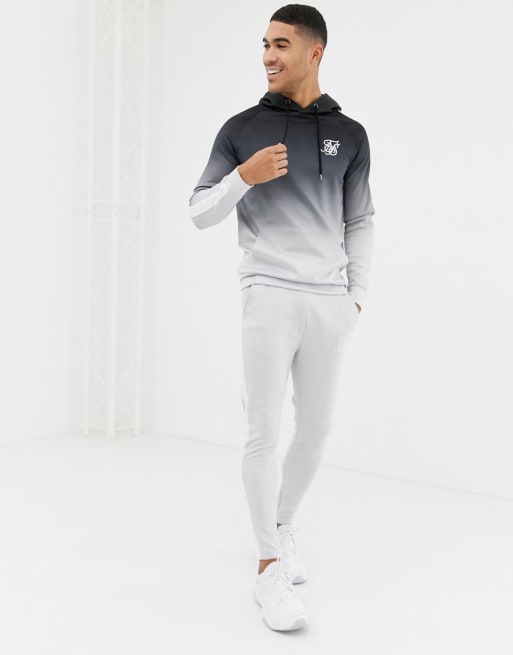 Pantalón SikSilk chándal gris para hombre