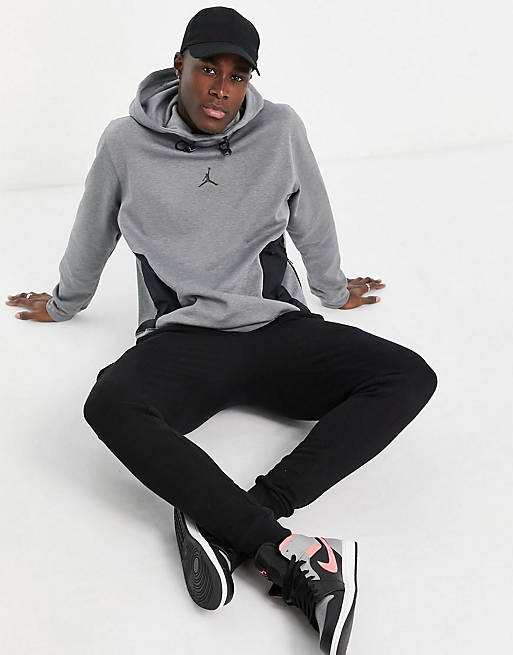 Amedrentador Mayordomo Puntuación Chándal gris y negro llamativo de felpa Air de Nike Jordan | ASOS