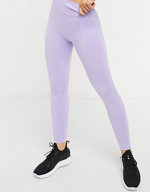 Chi Chi London Kellie cropped gym top and leggings co-ord in lilac