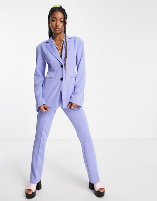 COLLUSION blazer and flare pants in 
