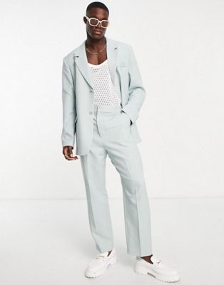 COLLUSION trousers co-ord in mint green