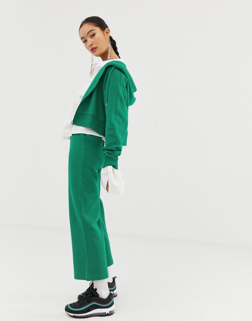 Asos green tracksuit on sale