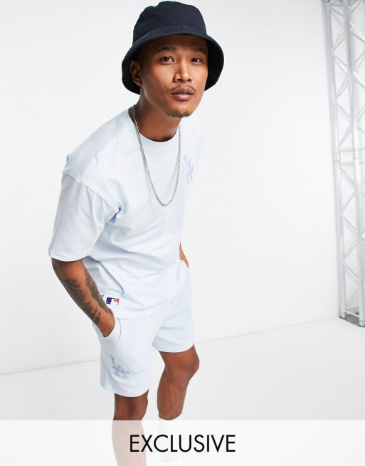 Conjunto azul con diseño de los LA Dodgers MLB exclusivo en ASOS de New Era