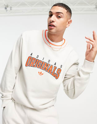 Municipios dividir Cantidad de Conjunto color avena con logo gráfico Retro Revival de adidas Originals |  ASOS