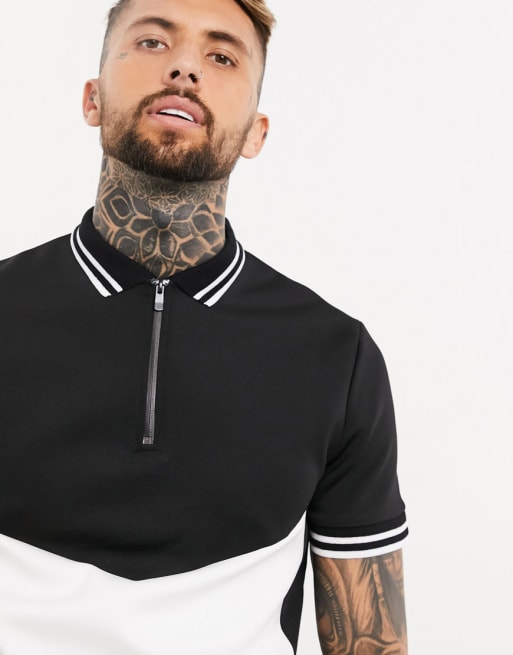 Conjunto con diseño color block de neopreno de ASOS DESIGN