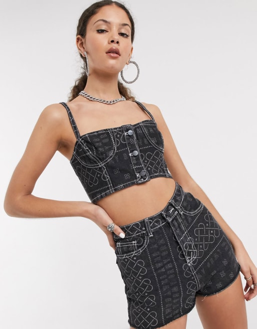 Conjunto con estampado de bandana de Grimey