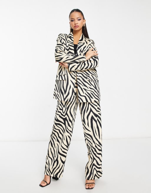 Estampado cebra ropa hot sale
