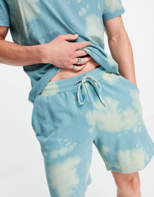 Conjunto de camiseta extragrande con lavado descolorido de ASOS DESIGN