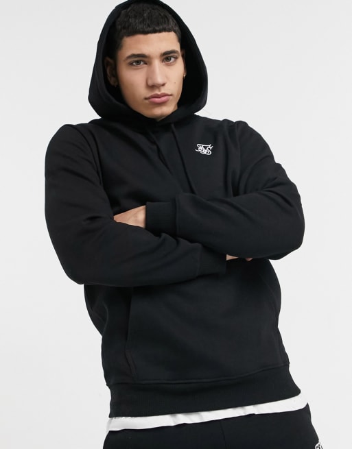 Conjunto de chándal negro ajustado de SikSilk | ASOS