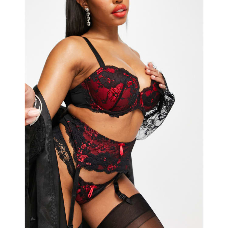 Maely.Lingerie - 🌿 Bellísimo Brasier rojo con negro con