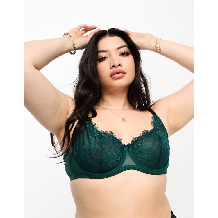 Conjunto de lencería verde esmeralda Icon de Dorina