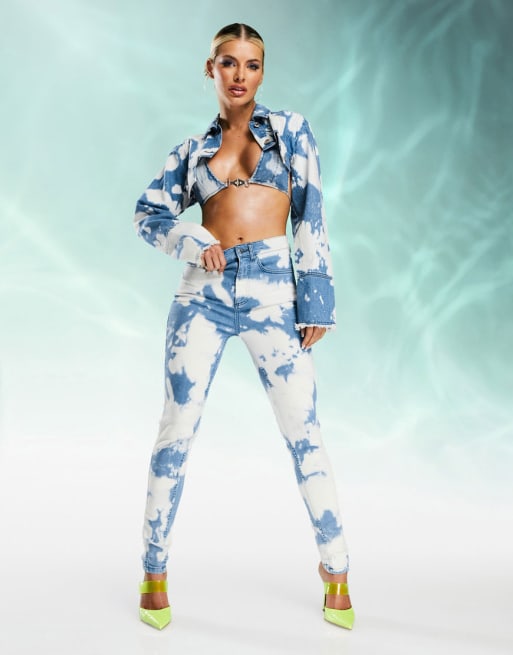 Tie dye 2025 vaqueros