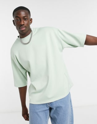 Conjunto verde de tejido estilo neopreno de ASOS DESIGN