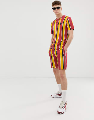 Criminal Damage co-ord in red with stripes