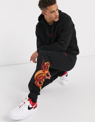 embroidered tracksuit