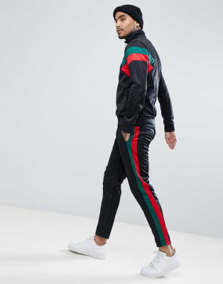 Criminal Damage Muscle Tracksuit Set In Black | ASOS