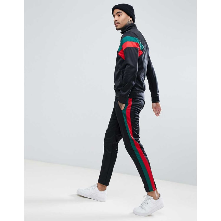 Criminal Damage Muscle Tracksuit Set In Black ASOS