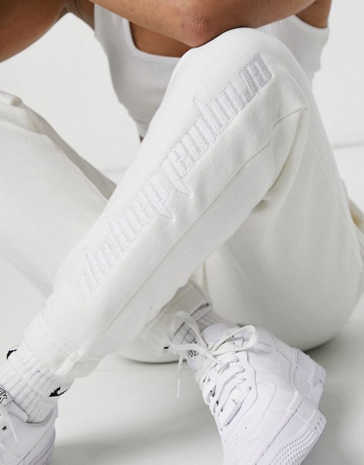 Criminal Damage oversized joggers in off white