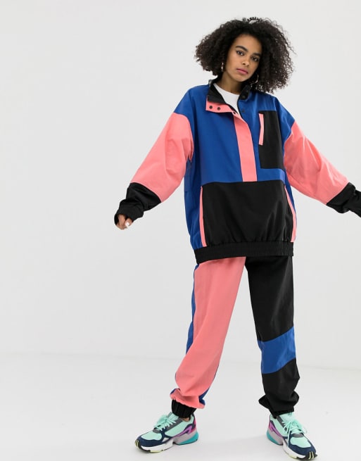Crooked Tongues - Tuta colour block acceso