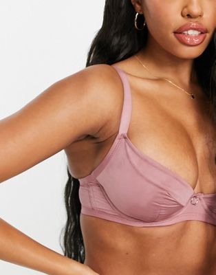 Curvy Kate Fuller Bust Daily soft microfibre plunge bra in rose
