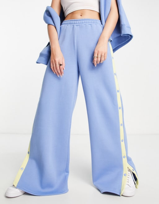 Daisy Street - Active - Set met drukknoopdetail in blauw