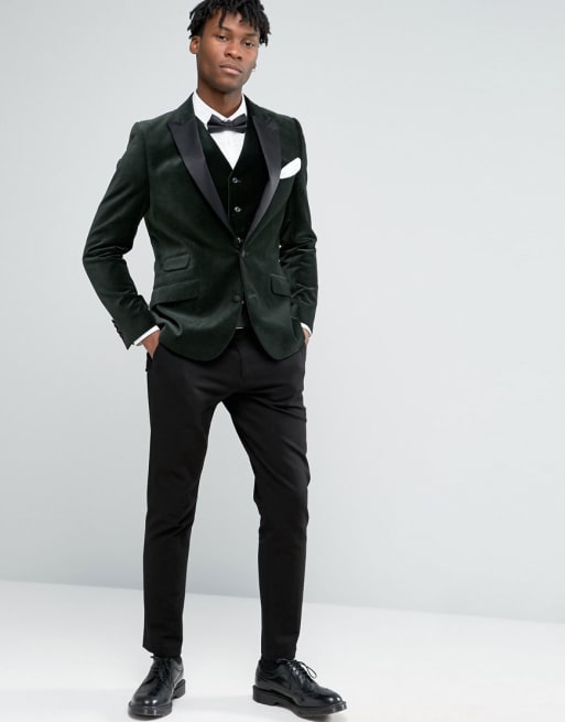 Devils Advocate - Veston et veste en velours - Vert