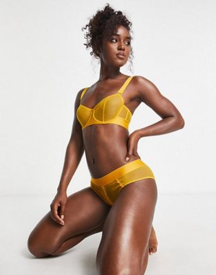 DKNY Intimates sheers set in gold