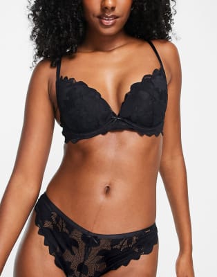 Dorina Curve Desire lace lingerie set in black