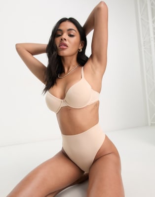 Dorina - Evelyn - Completo intimo contenitivo e modellante color biscotto - view 1