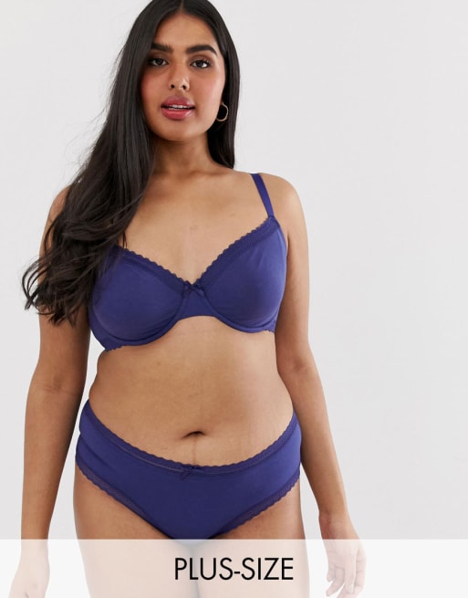 Plus-Size Organic Cotton Lingerie, Organic Bras