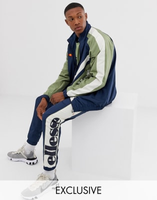 ellesse panel woven track pants