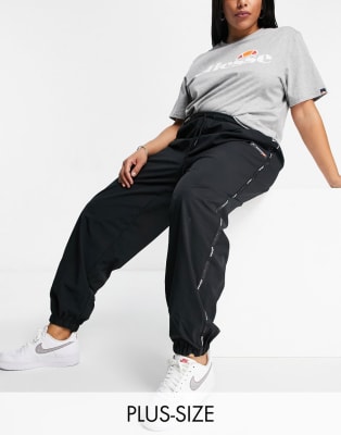 black ellesse tracksuit