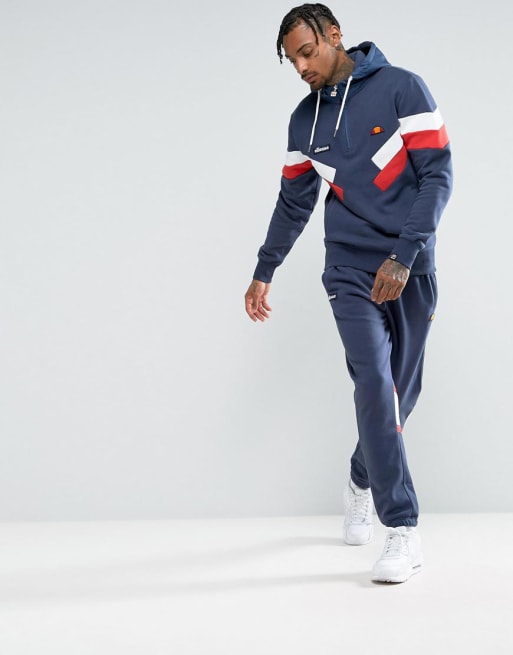 Ellesse white clearance tracksuit