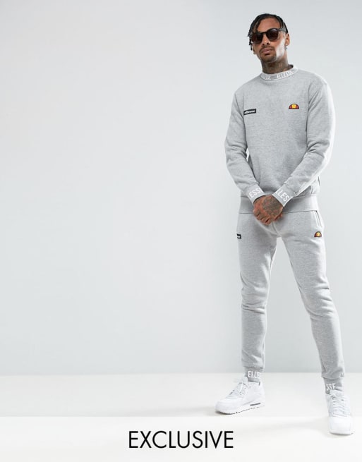 Ellesse tracksuit grey new arrivals