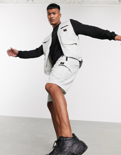 ellesse utility two-piece in gray exclusive at ASOS
