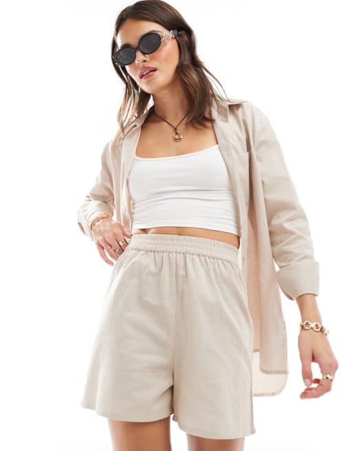 Esmee - Beige strandsæt - Kun hos ASOS