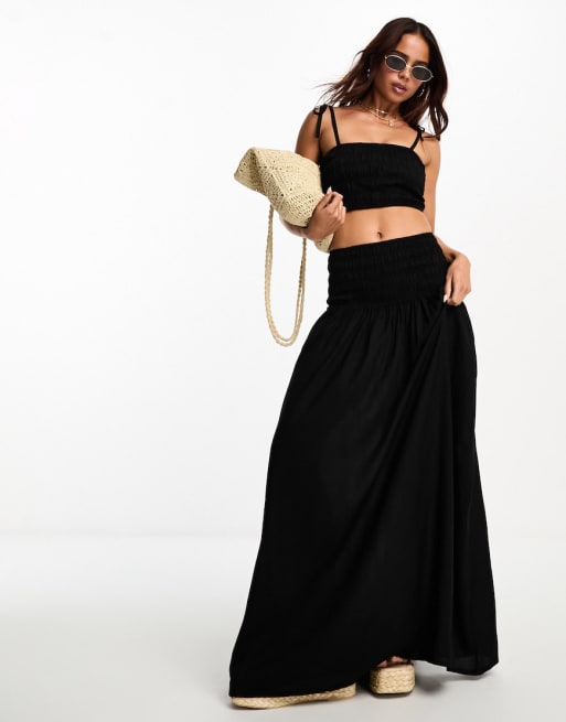 Esmee Exclusive shirred beach set