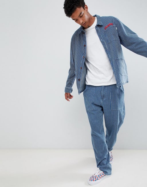 Fairplay - Ensemble workwear - Rayures bleues