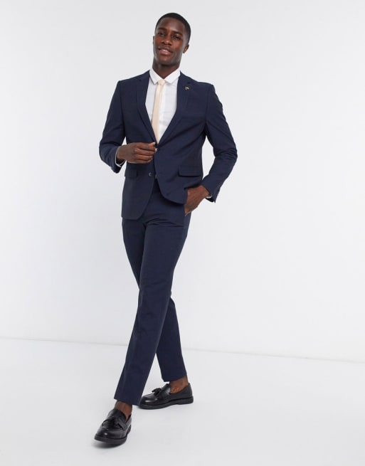 Navy deals pindot suit