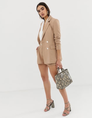 blazer and shorts coord