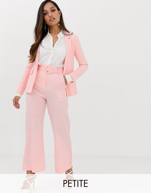 Fashion Union Petite relaxed blazer & trousers co-ord