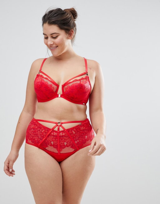Figleaves - Amour - Ensemble de lingerie avec soutien-gorge à bretelles et shorty