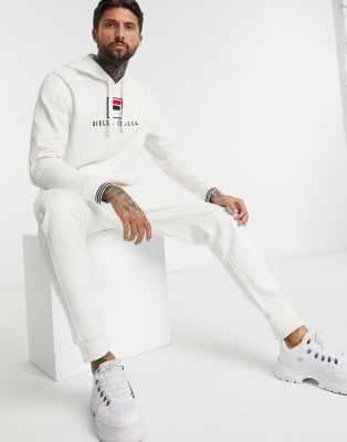 white fila sweat suit