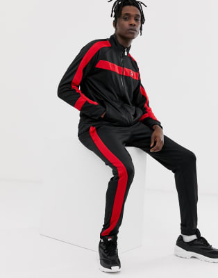 black fila tracksuit