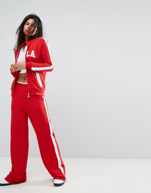 Ladies fila outlet tracksuit