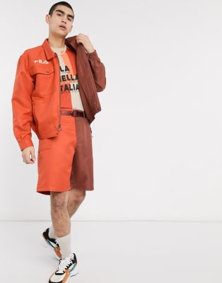 Fila two-tone two-piece in orange